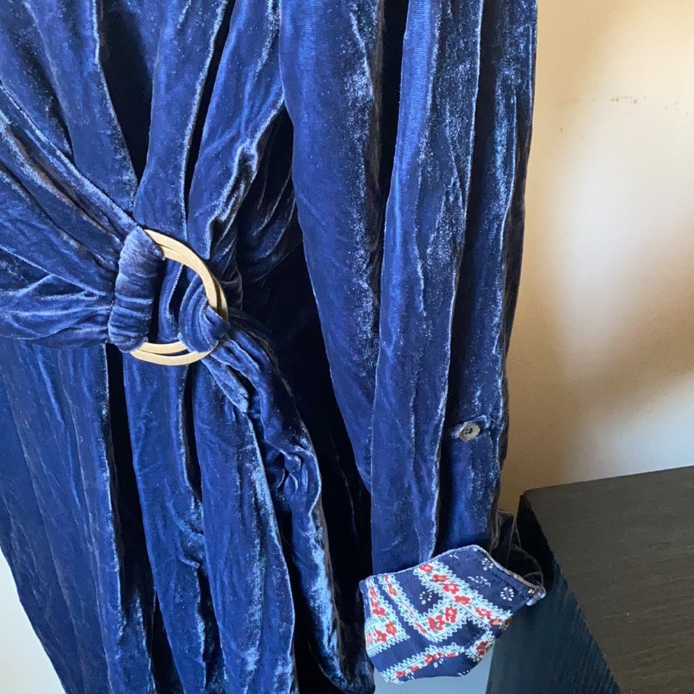 Anthropologie Velvet Shirtdress By Maeve - Picture 4 of 7